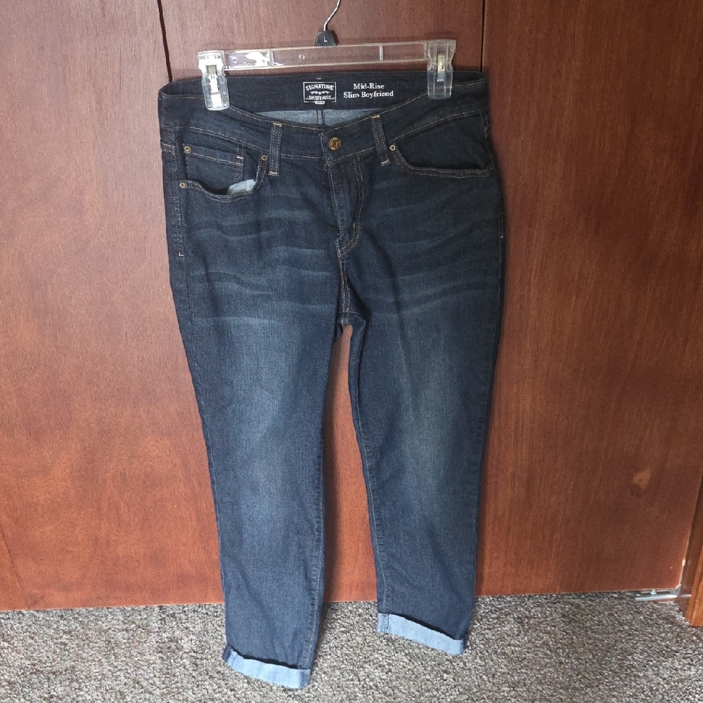 Levi's Women's Dark Blue Boyfriend Jeans